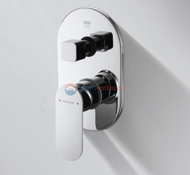 Смеситель Bravat Gina P69194C-ENG, хром