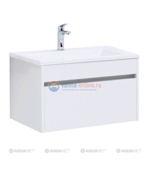 Тумба под раковину Aquanet Токио 68 00236917 (подвесная, 1 ящик), цвет белый