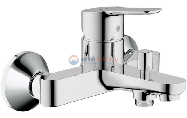 Смеситель для ванны Grohe BauEdge 23334 000, хром Смеситель для ванны Grohe BauEdge 23334 000, хром