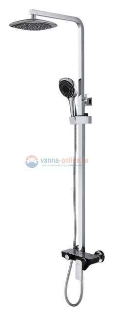 Душевая система D&K Berlin Technische DA1433715A02 черный Душевая система D&K Berlin Technische DA1433715A02 черный