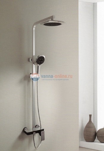 Душевая система D&K Berlin Technische DA1433715A02 черный Душевая система D&K Berlin Technische DA1433715A02 черный