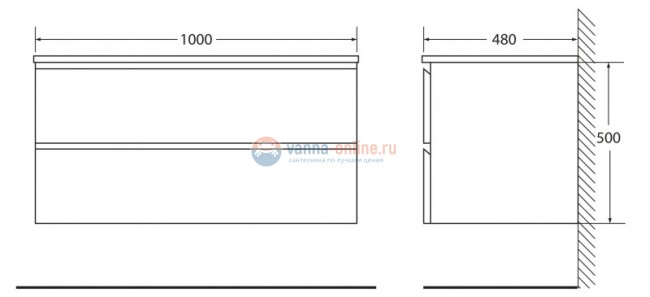 Тумба с раковиной BelBagno Luce LUCE-1000-2C-SO-PT, 100 х 48 х 50 см, цвет серый камень (stone) Тумба с раковиной BelBagno Luce LUCE-1000-2C-SO-PT, 100 х 48 х 50 см, цвет серый камень (stone)
