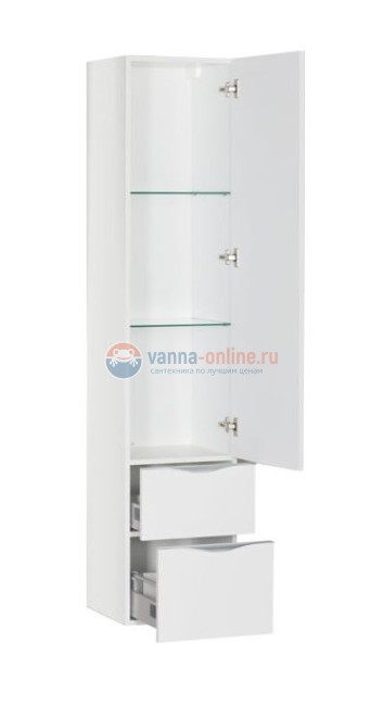 Пенал Aquanet Эвора 40 00182999, цвет дуб антик