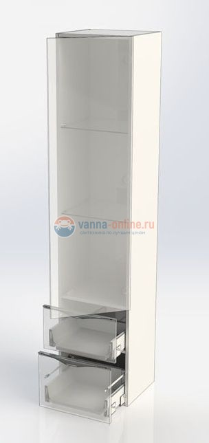 Пенал Aquanet Эвора 40 00182999, цвет дуб антик