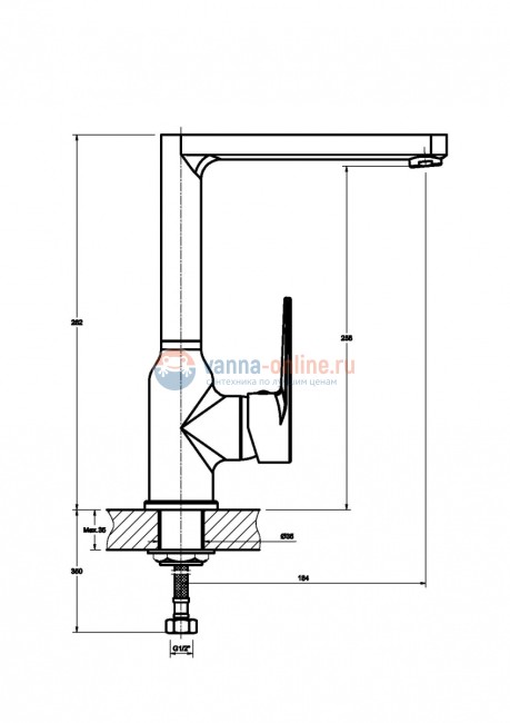Смеситель Orange Otto M22-000cr для кухонной мойки Смеситель Orange Otto M22-000cr для кухонной мойки