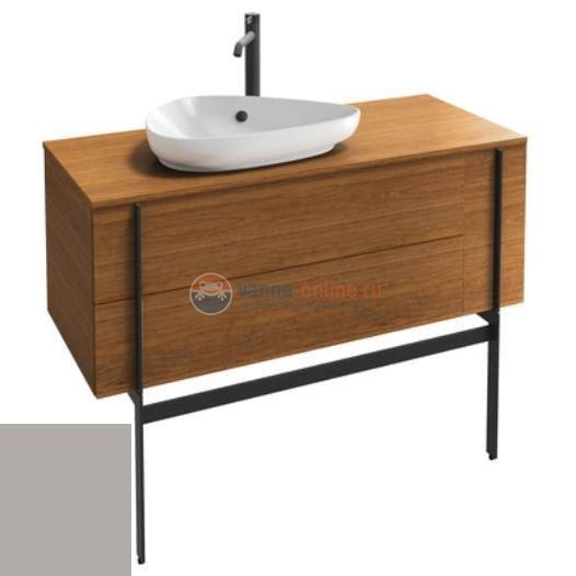 Тумба под раковину Jacob Delafon Nouvelle Vague 120 EB3042-M54, серый титан мягкий