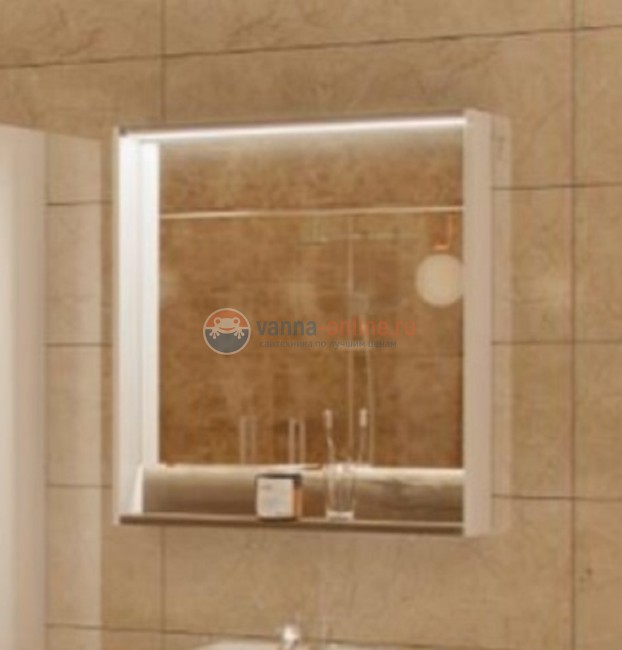 Зеркало Акватон Капри 1A230402KPDB0 80 x 85 см настенное с подсветкой, цвет таксония темная Зеркало Акватон Капри 1A230402KPDB0 80 x 85 см настенное с подсветкой, цвет таксония темная