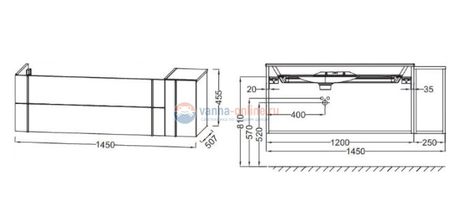 Тумба под раковину Jacob Delafon Nouvelle Vague 145 EB3038-S09, нюд сатин