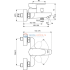 Настенный смеситель для ванны/душа Ideal Standard CERAFINE O BC500XG