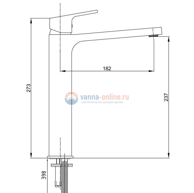 Смеситель для раковины E.C.A Tiera 104888002EX Смеситель для раковины E.C.A Tiera 104888002EX