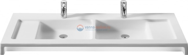 Раковина Roca Stratum 130 327630000 двойная, 130 x 50 см