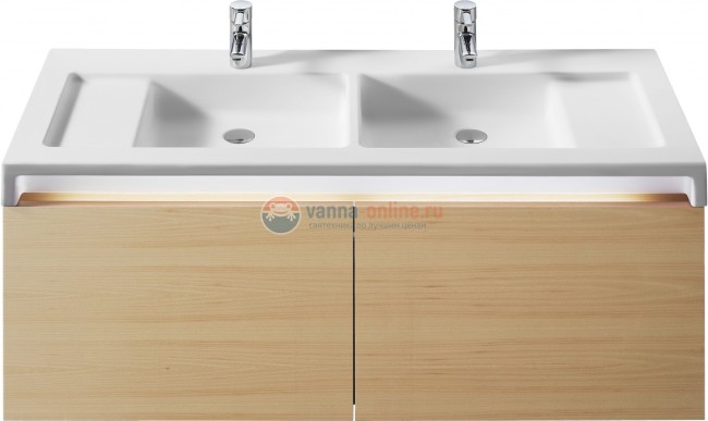 Раковина Roca Stratum 130 327630000 двойная, 130 x 50 см