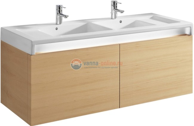 Раковина Roca Stratum 130 327630000 двойная, 130 x 50 см