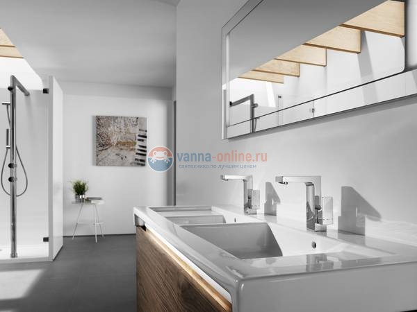 Раковина Roca Stratum 130 327630000 двойная, 130 x 50 см