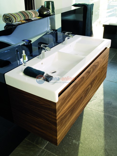 Раковина Roca Stratum 130 327630000 двойная, 130 x 50 см