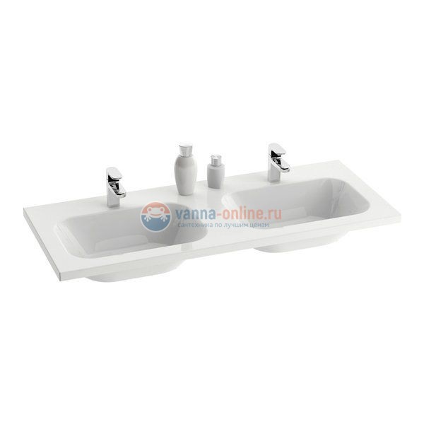Раковина Ravak Chrome 120 х 49 см, двойная