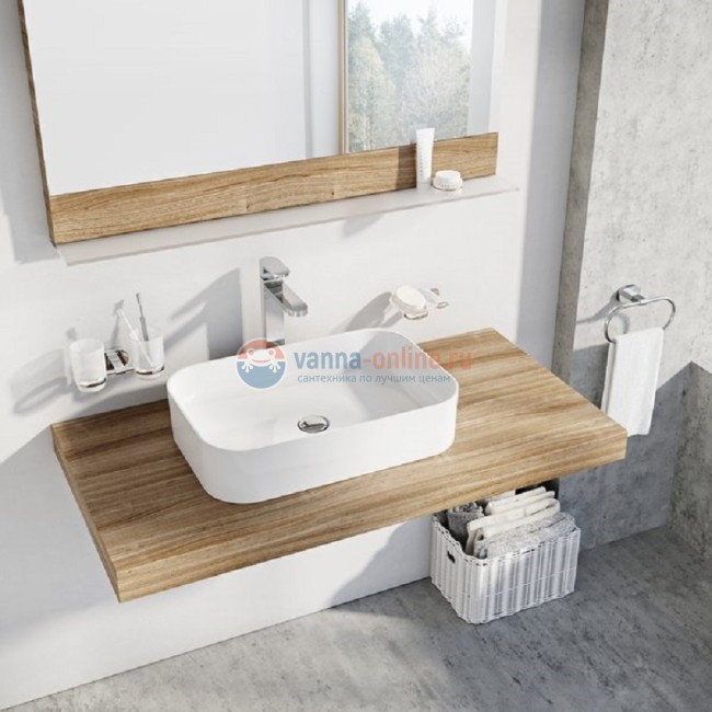 Раковина Ravak Ceramic Slim R XJX01155002, 55 х 37 см, цвет белый