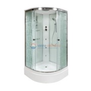 Душевая кабина Deto Em EM2710 100 x 100 см, с крышей, с гидромассажем