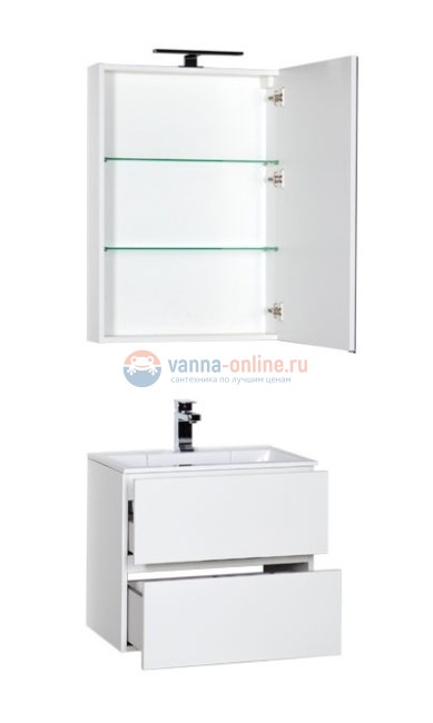 Тумба под раковину Aquanet Алвита 60 00182734, цвет ясень коимбра Тумба под раковину Aquanet Алвита 60 00182734, цвет ясень коимбра