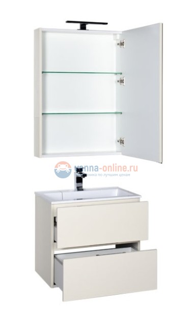 Тумба под раковину Aquanet Алвита 60 00182734, цвет ясень коимбра Тумба под раковину Aquanet Алвита 60 00182734, цвет ясень коимбра