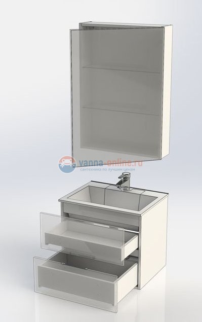 Тумба под раковину Aquanet Алвита 60 00182734, цвет ясень коимбра Тумба под раковину Aquanet Алвита 60 00182734, цвет ясень коимбра