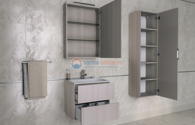 Тумба под раковину Aquanet Алвита 60 00182734, цвет ясень коимбра Тумба под раковину Aquanet Алвита 60 00182734, цвет ясень коимбра