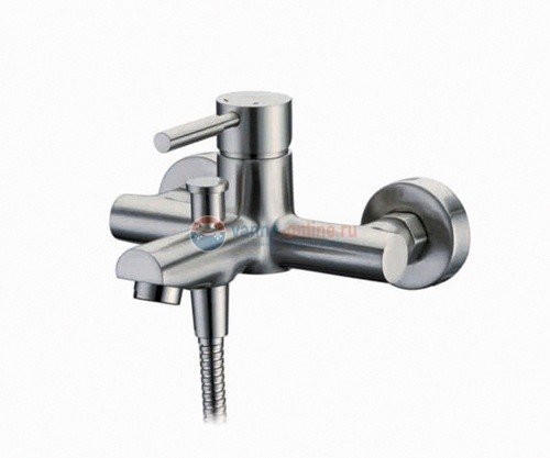 Смеситель WasserKRAFT WERN 4201 для ванны и душа с коротким изливом, матовый хром Смеситель WasserKRAFT WERN 4201 для ванны и душа с коротким изливом, матовый хром