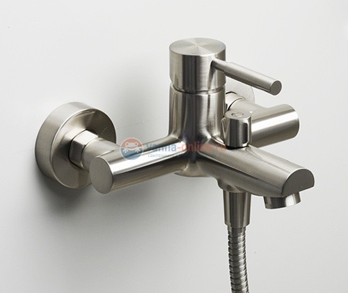 Смеситель WasserKRAFT WERN 4201 для ванны и душа с коротким изливом, матовый хром Смеситель WasserKRAFT WERN 4201 для ванны и душа с коротким изливом, матовый хром