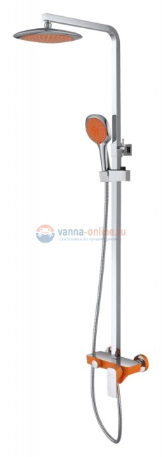 Душевая система D&K Berlin Kunste DA1433713A02 оранжевый Душевая система D&K Berlin Kunste DA1433713A02 оранжевый