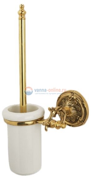 Ершик для унитаза Art&Max Barocco AM-1785-Do-Ant, античное золото
