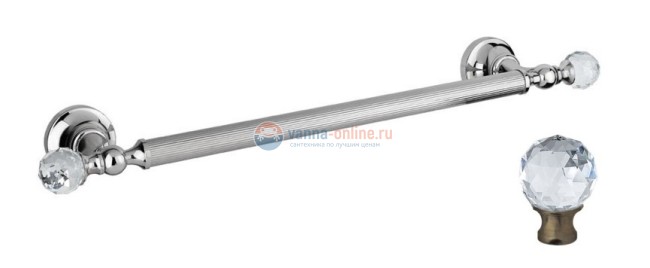 Полотенцедержатель Cezares Olimp THO5-01-Sw цвет хром, ручки Swarovski Полотенцедержатель Cezares Olimp THO5-01-Sw цвет хром, ручки Swarovski