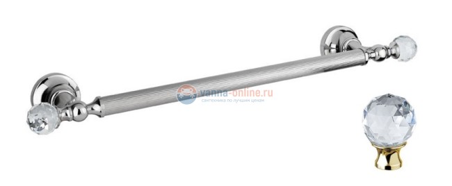 Полотенцедержатель Cezares Olimp THO5-01-Sw цвет хром, ручки Swarovski Полотенцедержатель Cezares Olimp THO5-01-Sw цвет хром, ручки Swarovski