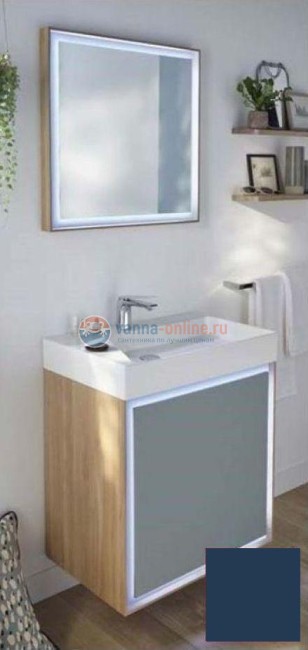 Зеркало Jacob Delafon Rythmik Pure 65 см EB1772-M67 матовый лак темно-синий