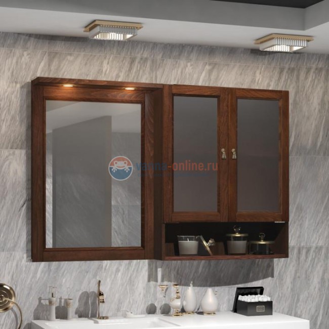 Шкаф подвесной 60 см Opadiris Клио, орех антикварный Шкаф подвесной 60 см Opadiris Клио, орех антикварный