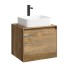 Тумба под раковину Aqwella Mobi 60 см, фасад дуб балтийский, корпус дуб балтийский