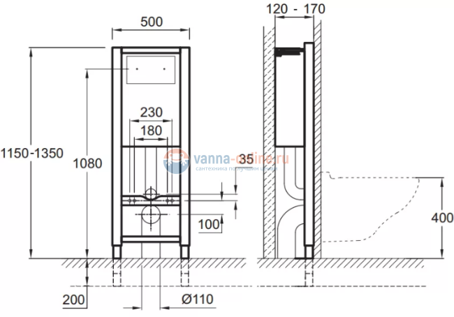 Инсталляция Jacob Delafon с безободковым унитазом Jacob Delafon Vox EDM102, сиденье микролифт клавиша хром Инсталляция Jacob Delafon с безободковым унитазом Jacob Delafon Vox EDM102, сиденье микролифт клавиша хром