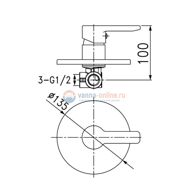 Смеситель для душа Iddis Sena SENSB00I66 Смеситель для душа Iddis Sena SENSB00I66
