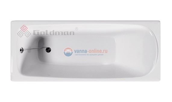 Чугунная ванна Goldman Loft 170x70