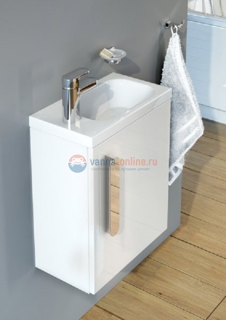 Тумба под минираковину Ravak Chrome SD 400, 40 см, без дверки, белая