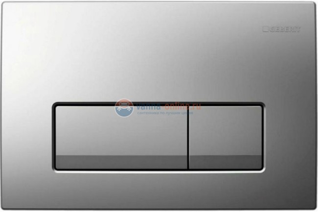 Клавиша Geberit Delta 51 115.105.46.1, матовый хром