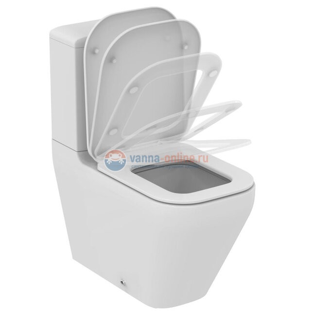 Напольный пристенный унитаз для монтажа с бачком Ideal Standard TONIC II AquaBlade® K316901