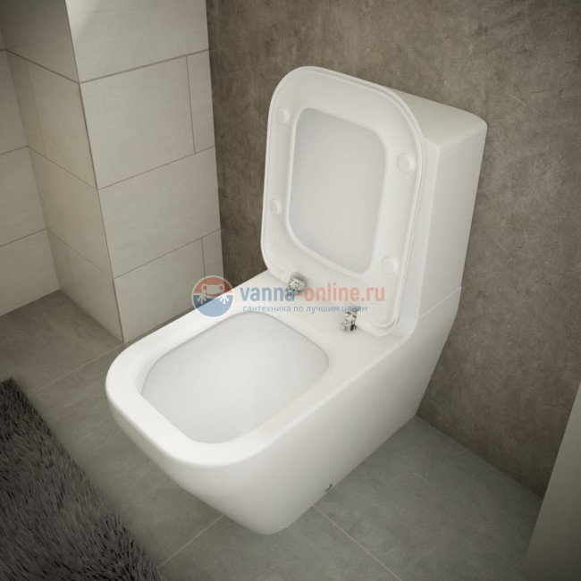 Напольный пристенный унитаз для монтажа с бачком Ideal Standard TONIC II AquaBlade® K316901
