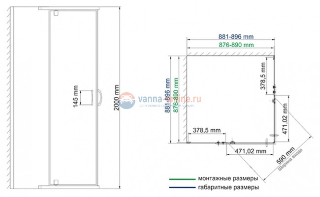 Душевой уголок WasserKRAFT Leine 35P03, 90 см, стекло прозрачное Душевой уголок WasserKRAFT Leine 35P03, 90 см, стекло прозрачное