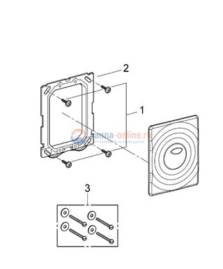Панель Grohe Skate 38861000, хром