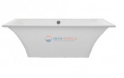 Ванна из литьевого мрамора Astra-Form Монако 174 х 80 см, литьевой мрамор, белый