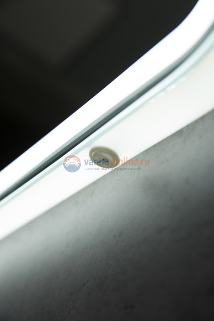 Зеркало BelBagno SPC-CEZ-700-700-LED-BTN 70 x 70 см со встроенным светильником и кнопочным выключателем