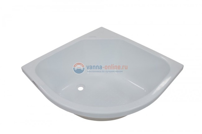 Поддон душевой Тритон ПД5 Щ0000014179 90 x 90см высокий, обрезанный без сиденья, четверть круга, белый