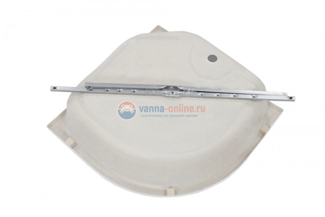 Поддон душевой Тритон ПД5 Щ0000014179 90 x 90см высокий, обрезанный без сиденья, четверть круга, белый