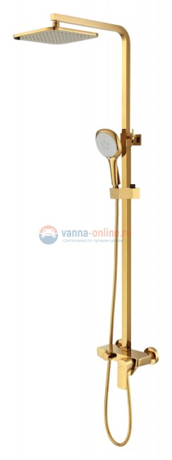 Душевая система D&K Berlin Touro DA1433703A01 золото Душевая система D&K Berlin Touro DA1433703A01 золото