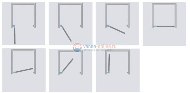 Душевая дверь в нишу Radaway EOS DWJ 80 37913-01